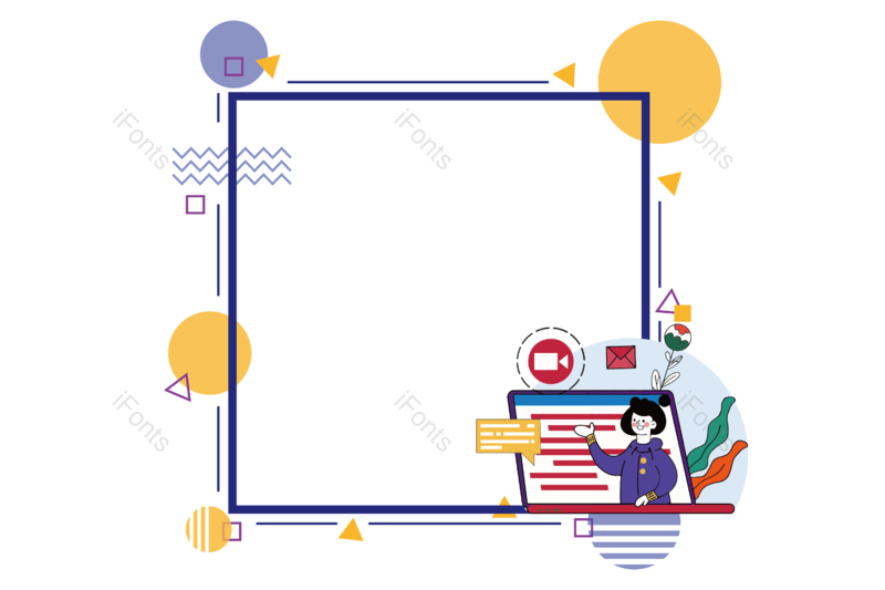 边框图片,学习元素,教育PNG,读书免抠素材